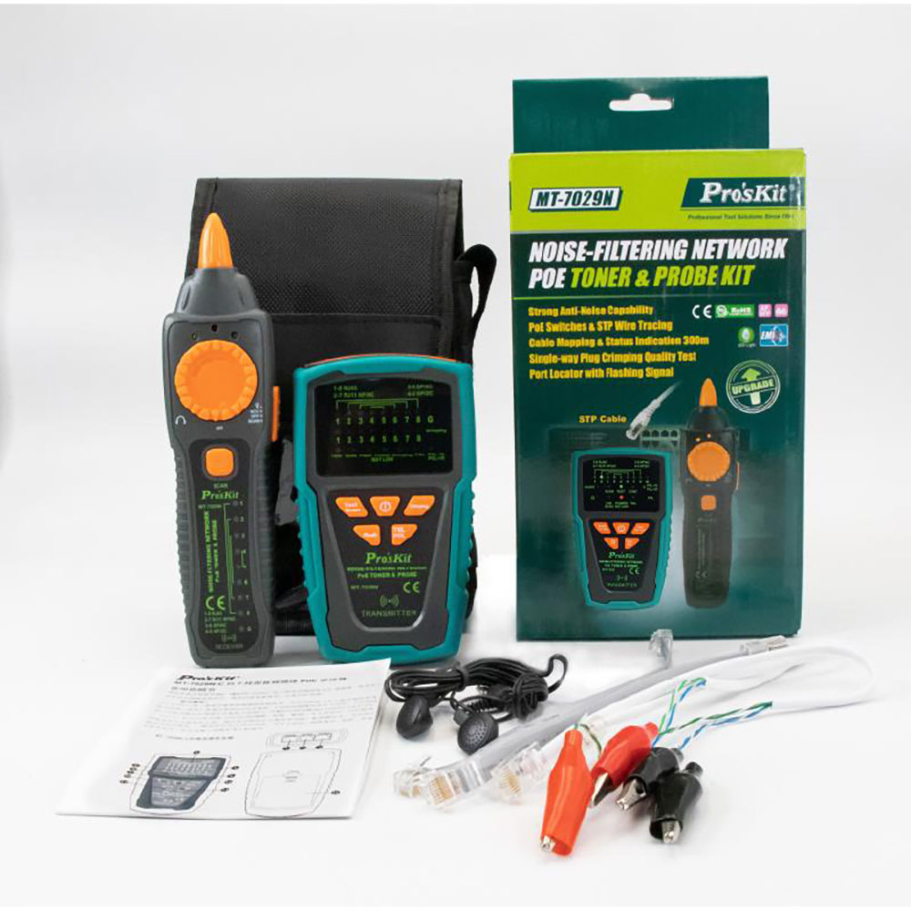 PROSKIT POE (UP TO DC 48V) NOISE-FILTERING TONE AND PROBE KIT - Image 3