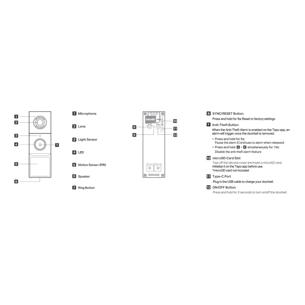 TP-LINK TAPO D235 | 5MP VIDEO DOORBELL CAMERA - Image 2