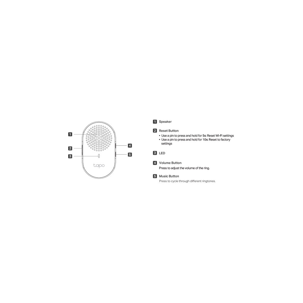 TP-LINK TAPO D235 | 5MP VIDEO DOORBELL CAMERA - Image 3