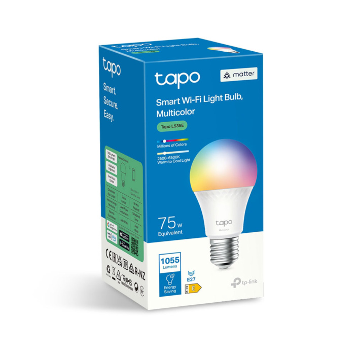 TP-LINK TAPO L535E | SMART WI-FI LIGHT BULB, MULTICOLOUR - Linkqage