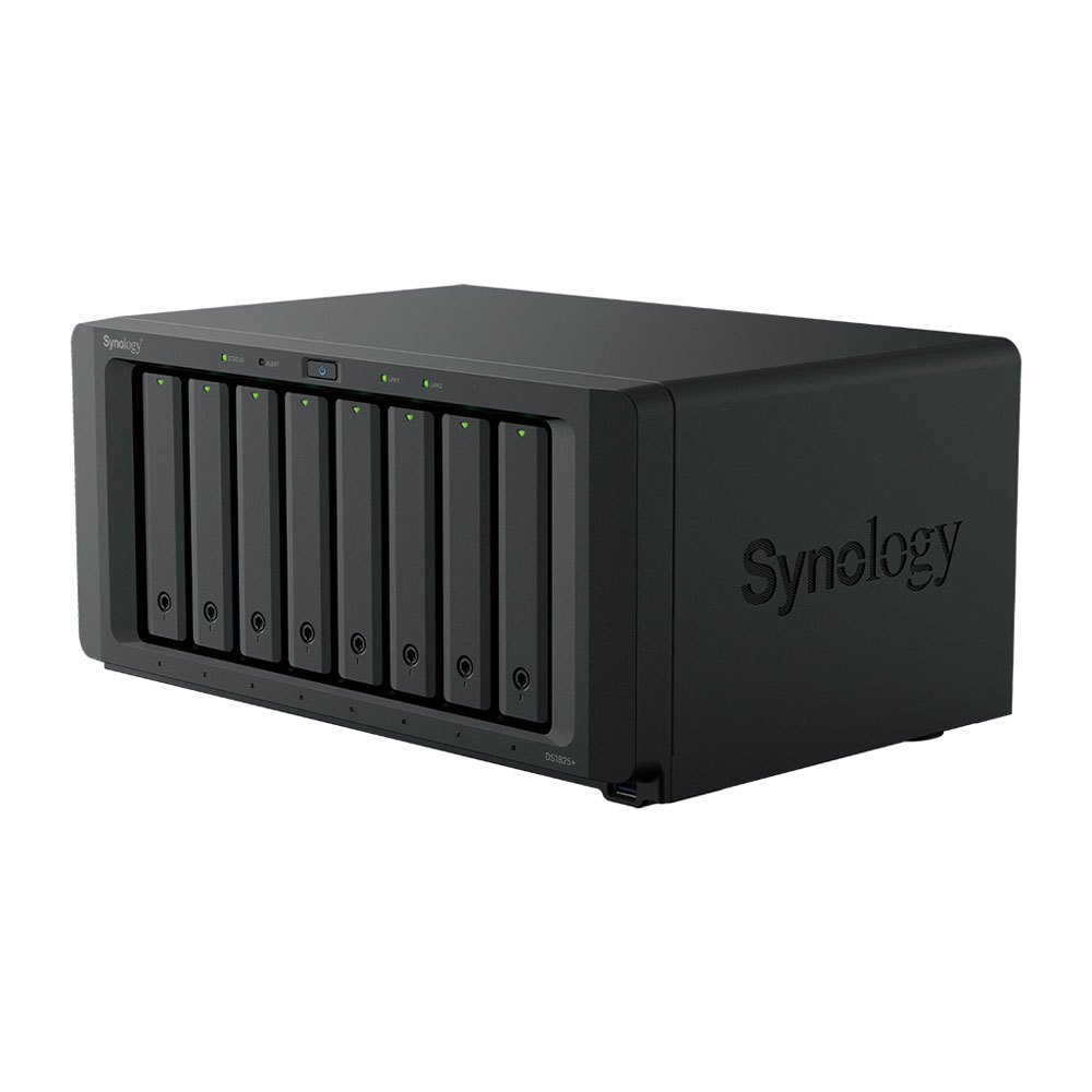 SYNOLOGY DISKSTATION DS1825+ | 8-BAY, AMD RYZEN V1500B, 8GB RAM - NO HDD