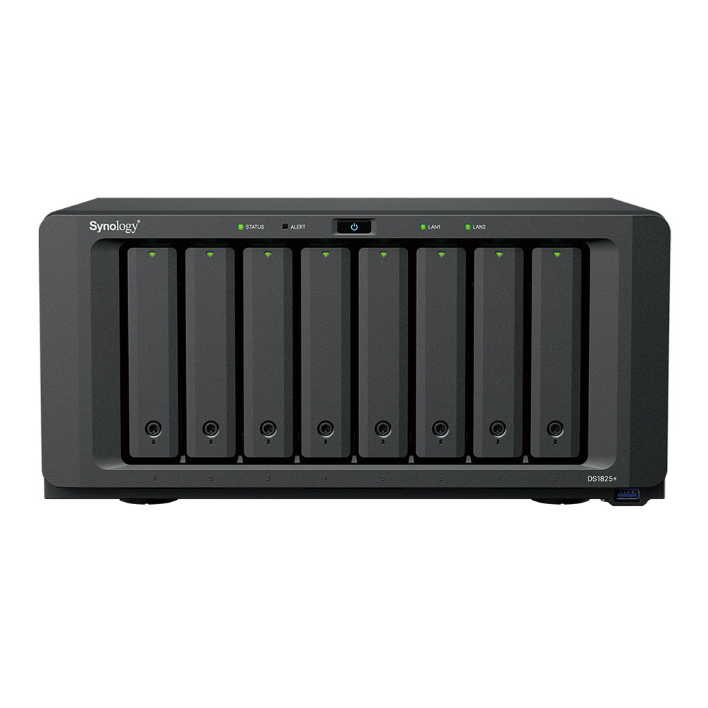 SYNOLOGY DISKSTATION DS1825+ | 8-BAY, AMD RYZEN V1500B, 8GB RAM - NO HDD - Image 2