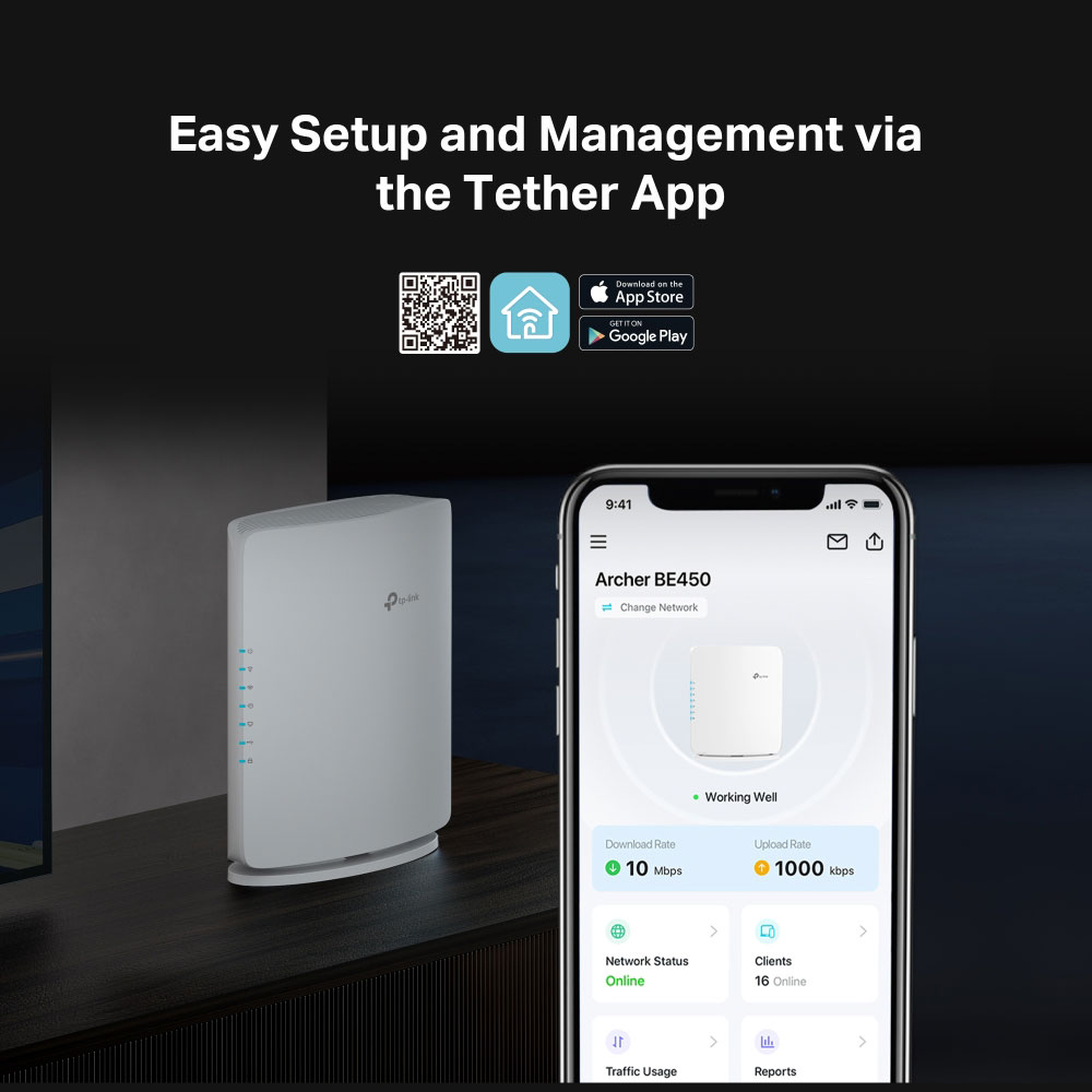 TP-LINK ARCHER BE450 | BE7200 DUAL-BAND WI-FI 7 ROUTER - Image 7