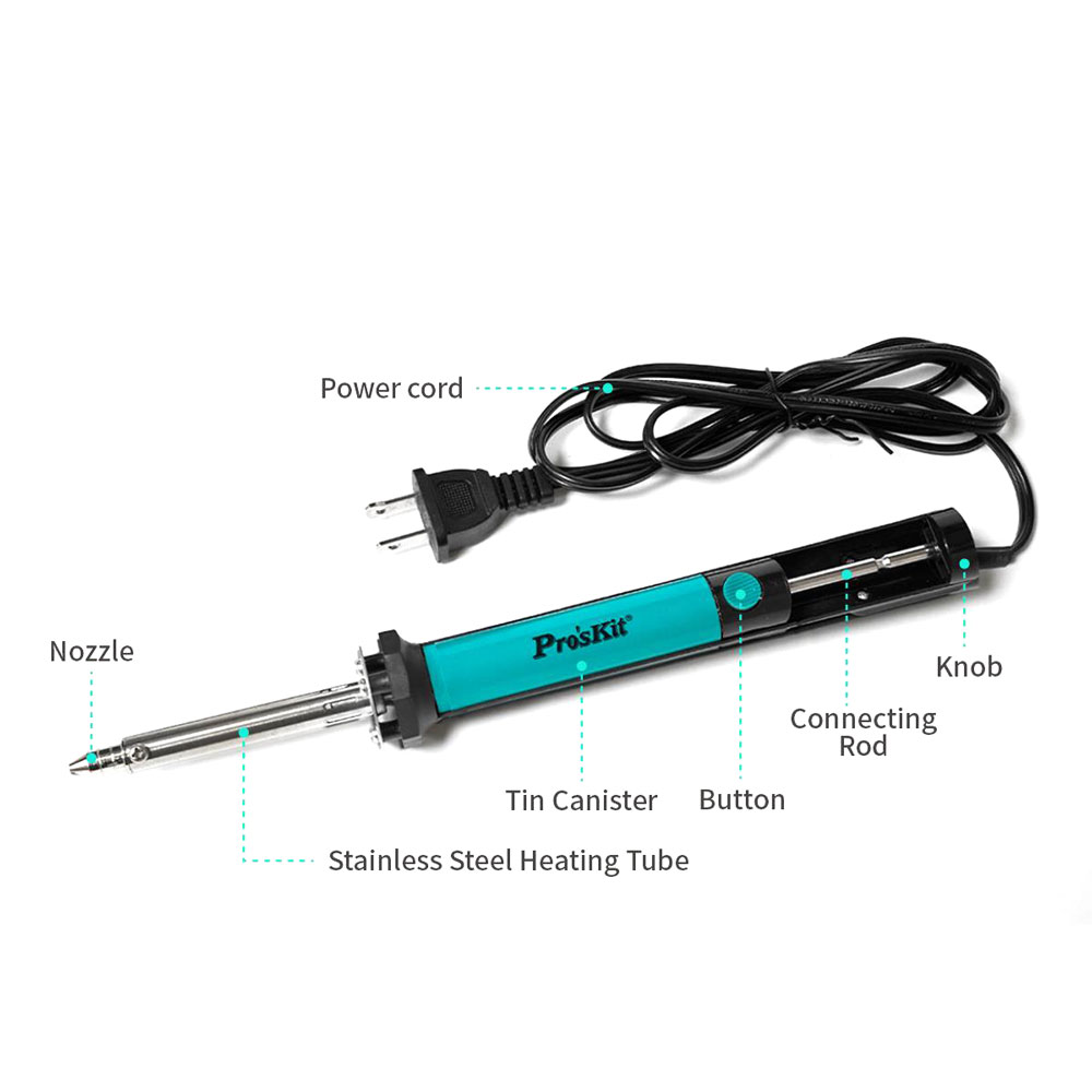 PROSKIT SI-211B | 40W 2-IN-1 SOLDERING AND DESOLDERING PUMP - Image 5