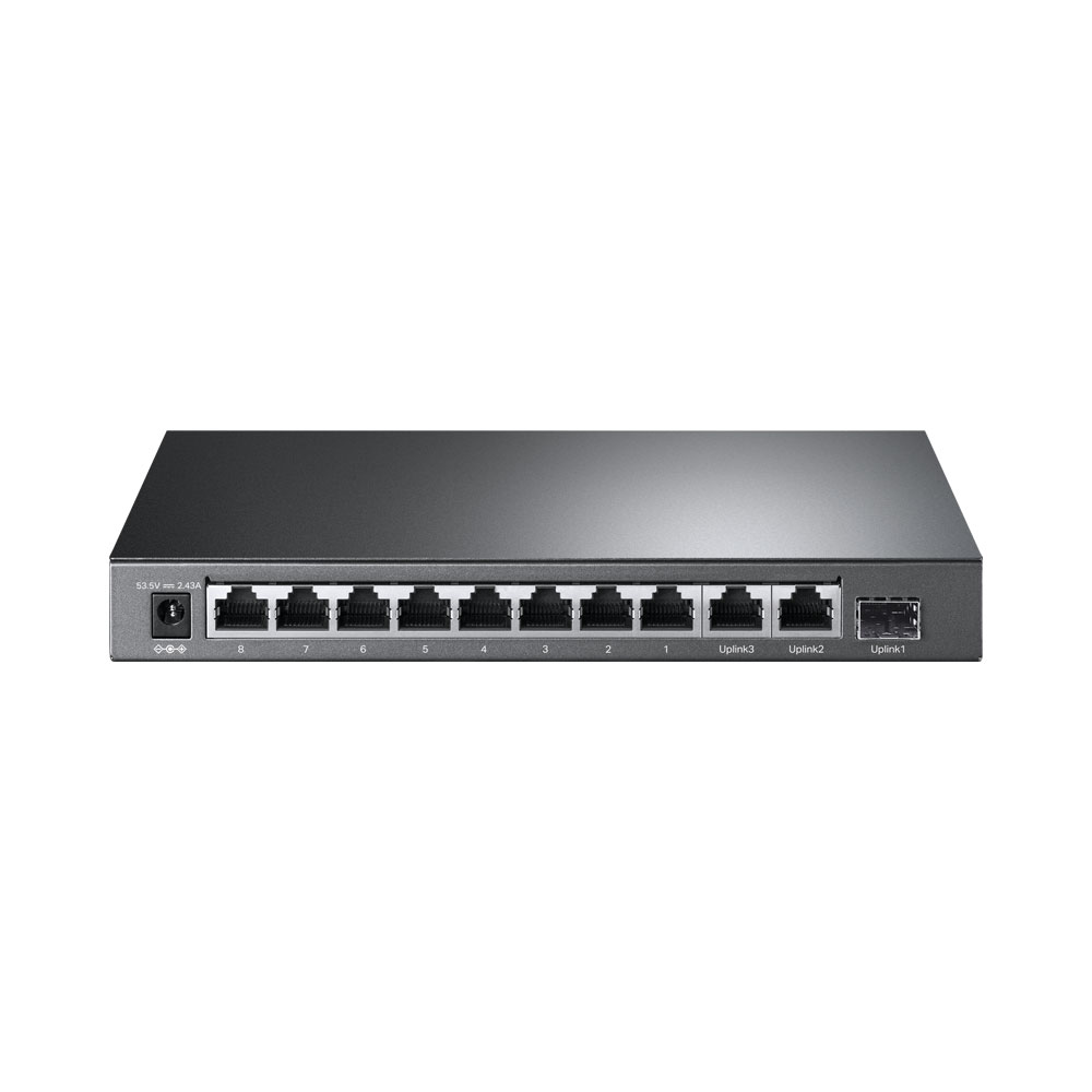 TP-LINK TL-SL1311MP 8-PORT 10/100MBPS + 3-PORT GIGABIT DESKTOP SWITCH WITH 8-PORT POE+ - Image 3