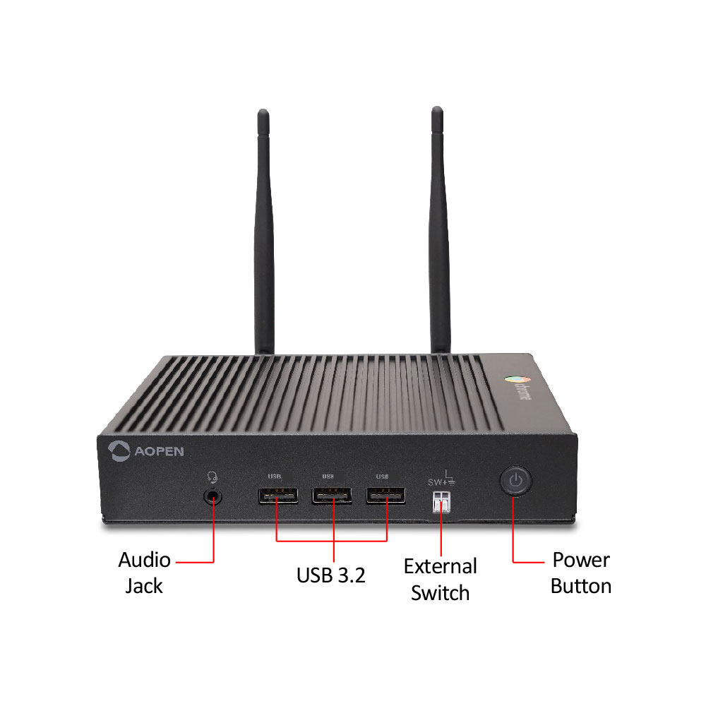 AOPEN CHROMEBOX MINI 2 | N4500 4K DUAL DISPLAY DIGITAL ENGINE MEDIA PLAYER - 8GB RAM, 32GB M.2 SSD - Image 5