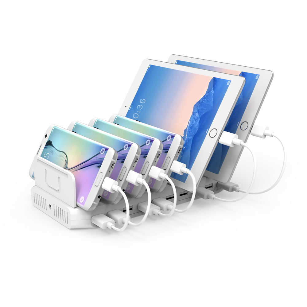 UNITEK Y-2190A | 96W 10-PORT USB CHARGING STATION WITH 2× QC3.0 PORTS - Image 4
