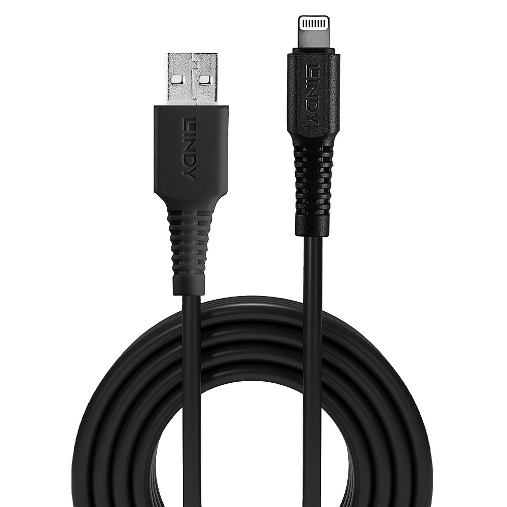 LINDY 31322 | 3M USB2.0 TYPE-A TO LIGHTNING CABLE