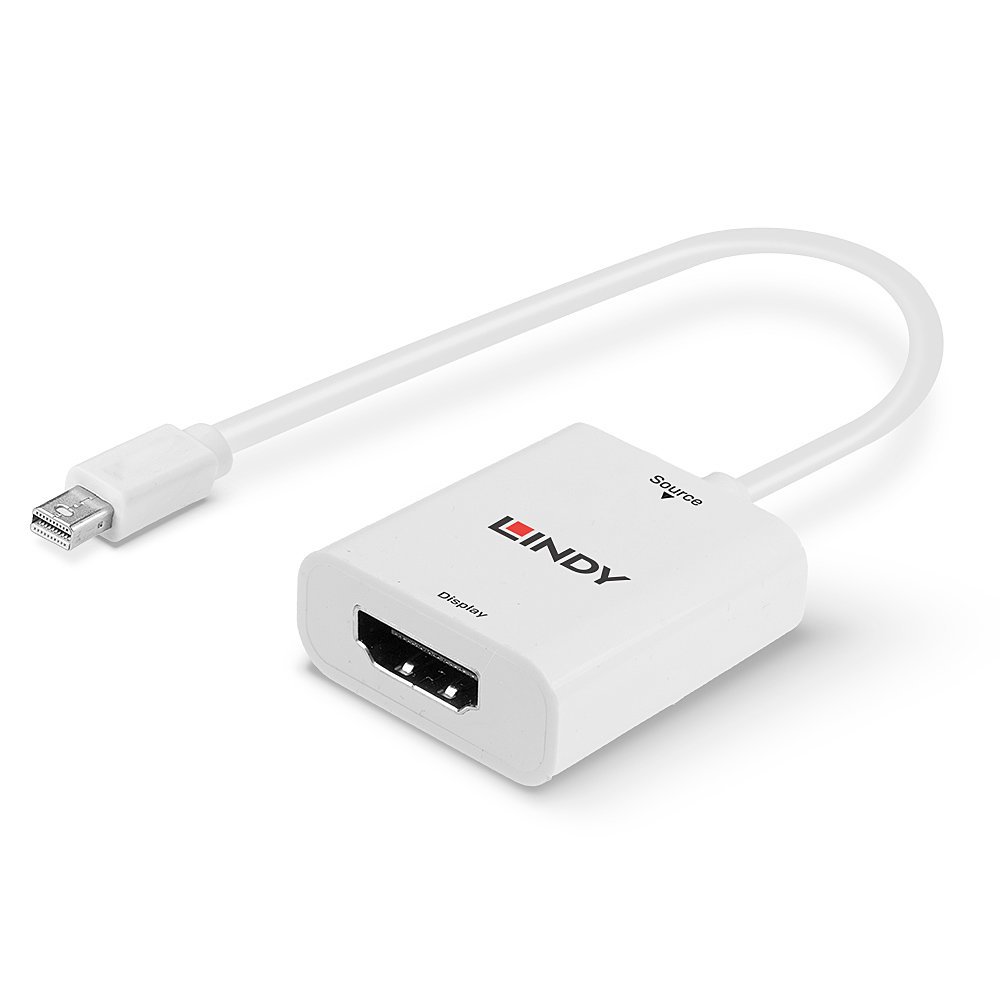 LINDY 41069 | MINI DISPLAYPORT 1.2 TO HDMI 4K @60HZ ACTIVE ADAPTER - Image 4