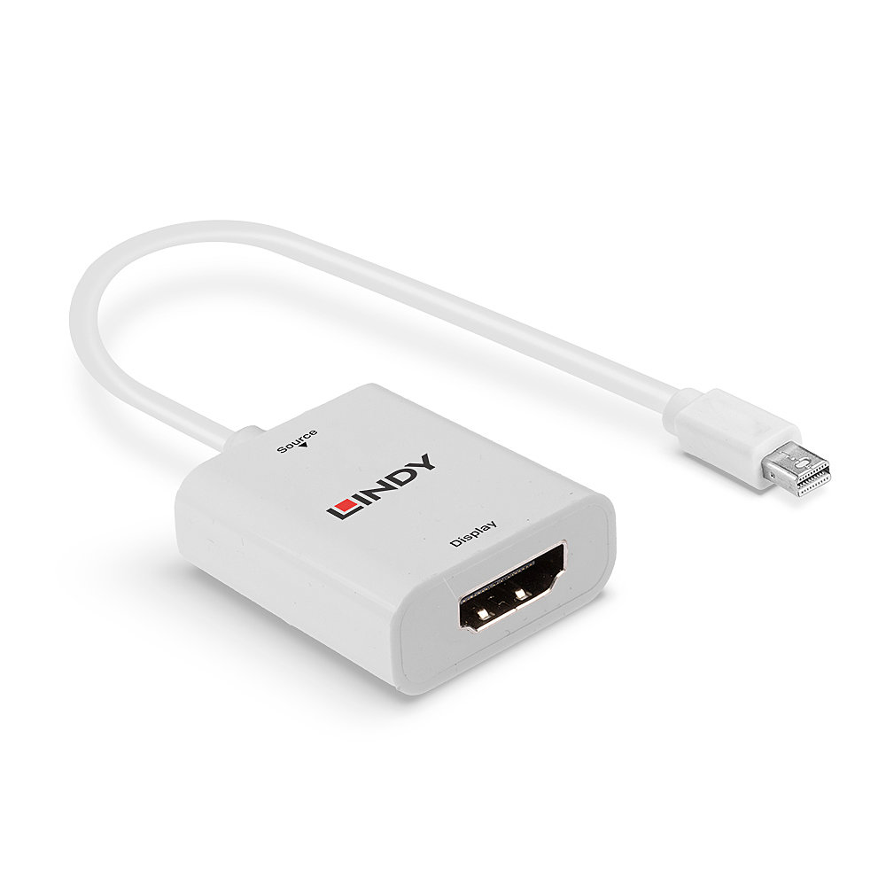 LINDY 41069 | MINI DISPLAYPORT 1.2 TO HDMI 4K @60HZ ACTIVE ADAPTER - Image 5