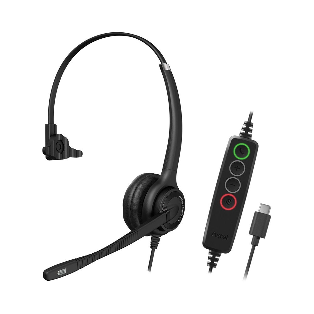 AXTEL AXH-EHDUCM | ELITE UC MONO USB TYPE-A HEADSET