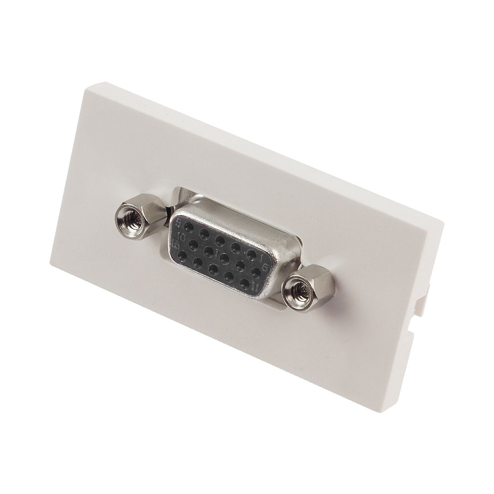 LINDY 60480 | VGA FEMALE TO FEMALE SNAP-IN KEYSTONE
