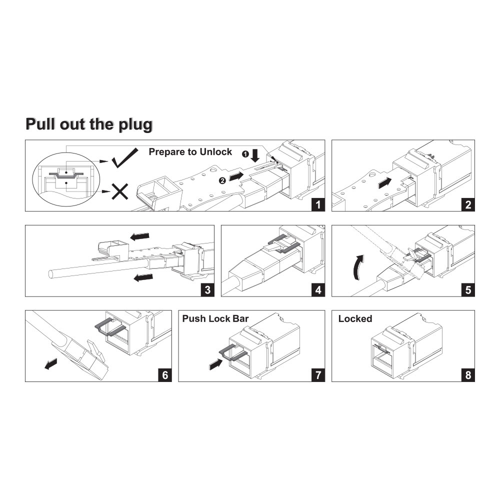 DELOCK RJ45 CAT6 SECURE KEYSTONE AND TOOL (86404 | 86411) - Image 5