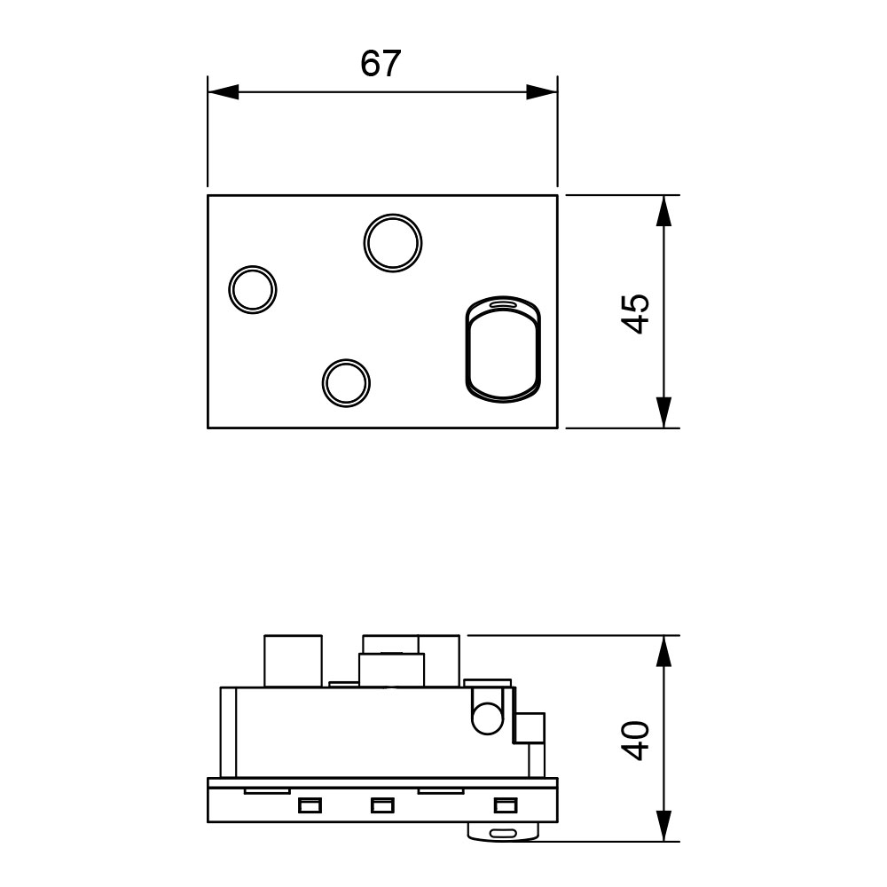 O-LINE 45° 16A SOCKET WITH SWITCH - Image 2