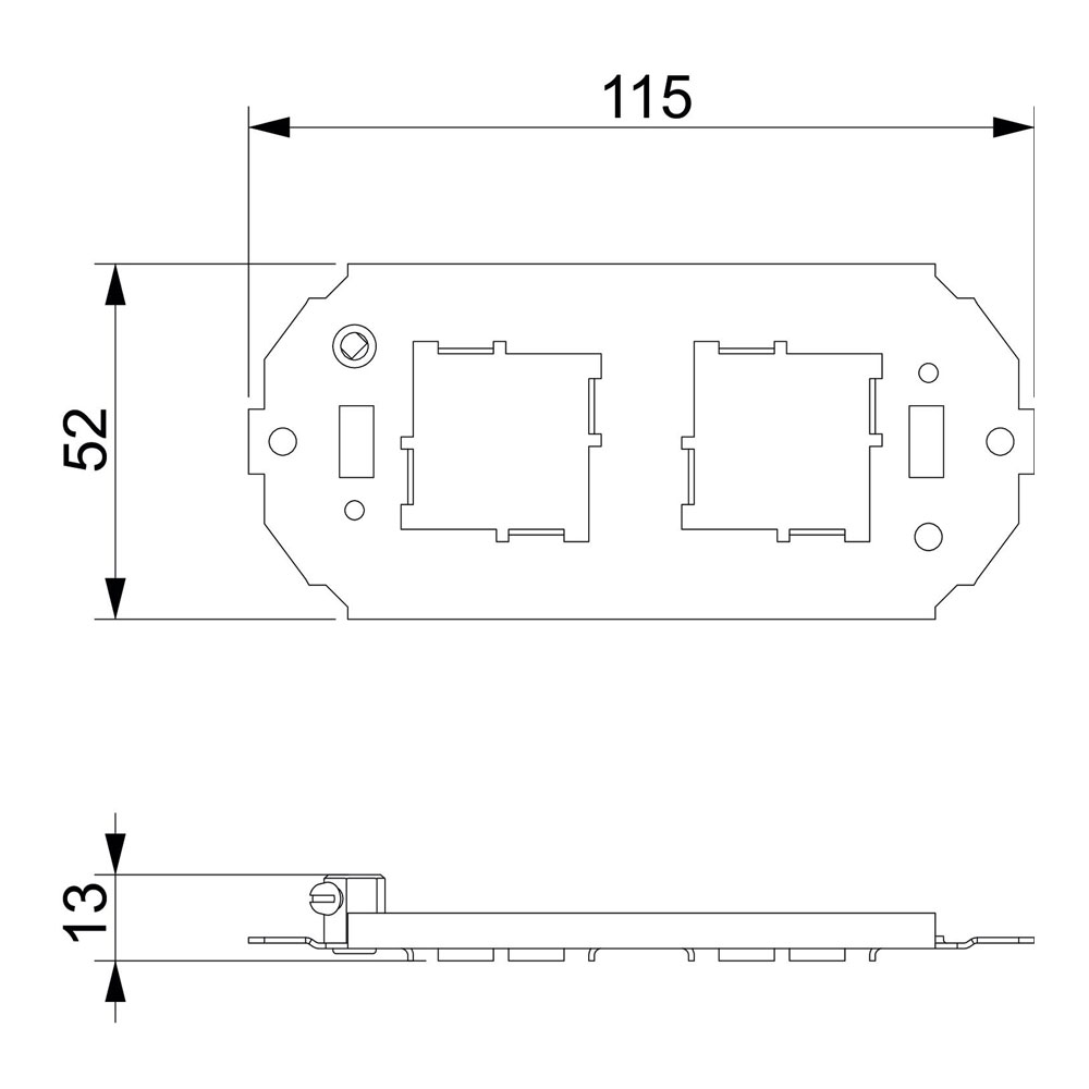 O-LINE S2 LS 1005 BLANK SUPPORT PLATE - Image 2