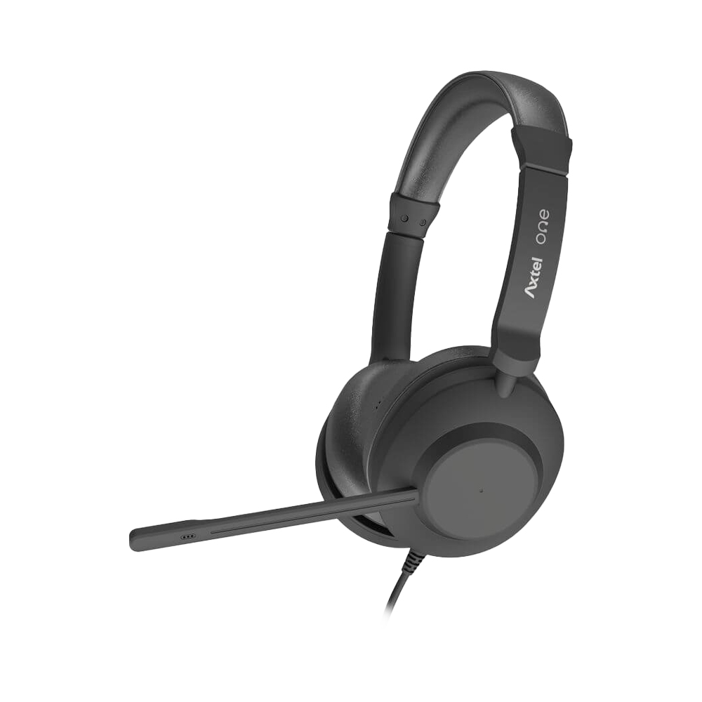 AXTEL AXH-ONEQDD | ONE QD DUO WIRED HEADSET - Image 2