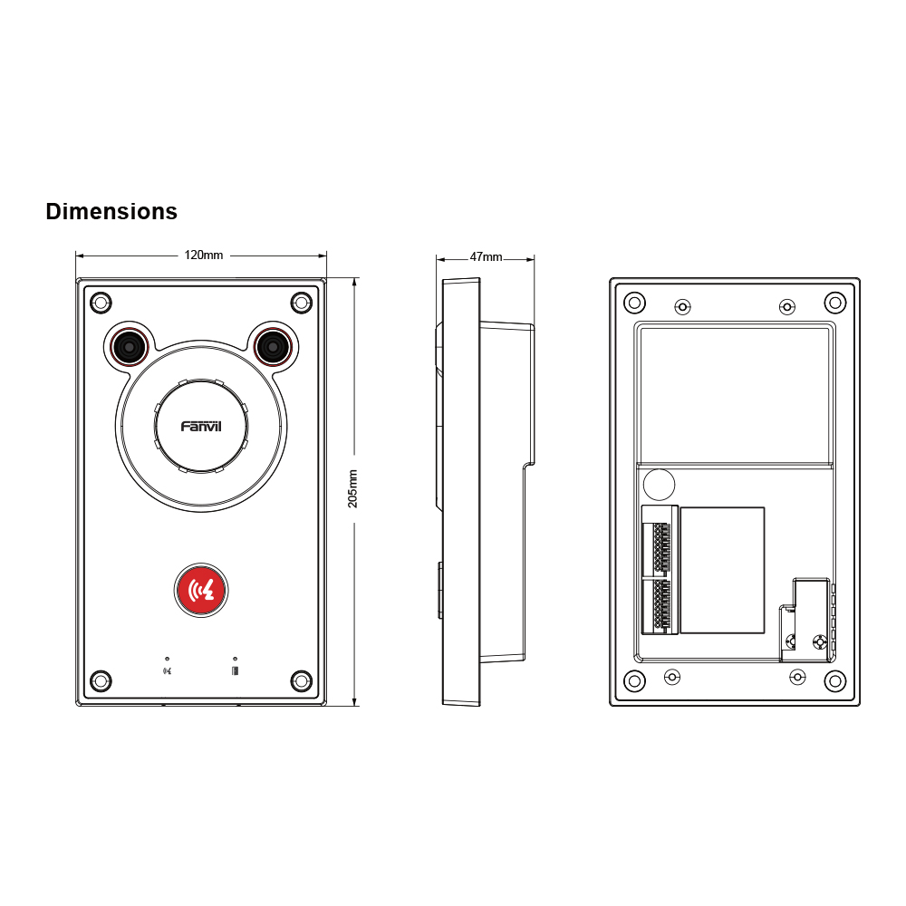 FANVIL A12 | OUTDOOR AUDIO INTERCOM WITH 10W SPEAKER - Image 6