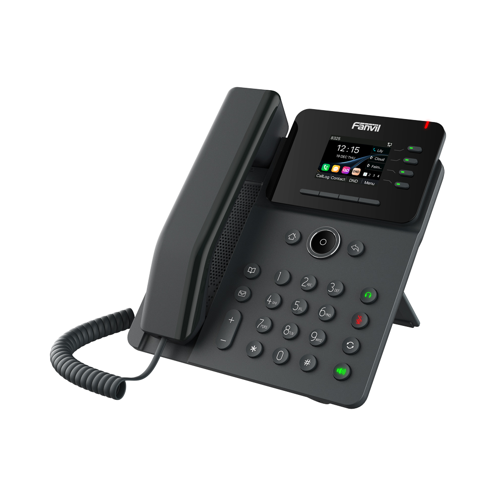 FANVIL V61W | PRIME BUSINESS IP PHONE WITH 2.4 INCH COLOUR SCREEN, WI-FI 6, BLUETOOTH, GIGABIT AND POE SUPPORT