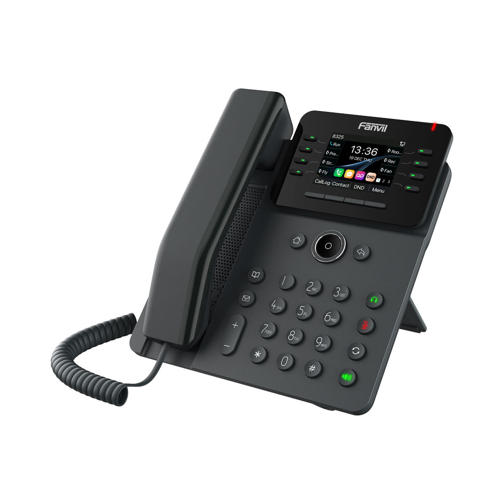 FANVIL V62W | PRIME BUSINESS IP PHONE WITH 2.8 INCH COLOUR SCREEN, WI-FI 6, BLUETOOTH, GIGABIT AND POE SUPPORT