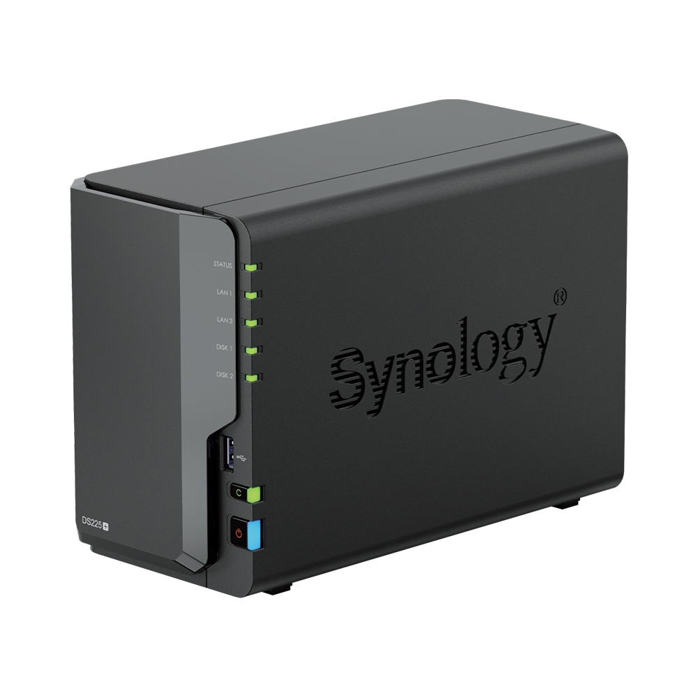 SYNOLOGY DISKSTATION DS225+ | 2-BAY NAS, INTEL CELERON J4125, 2GB RAM - DISKLESS
