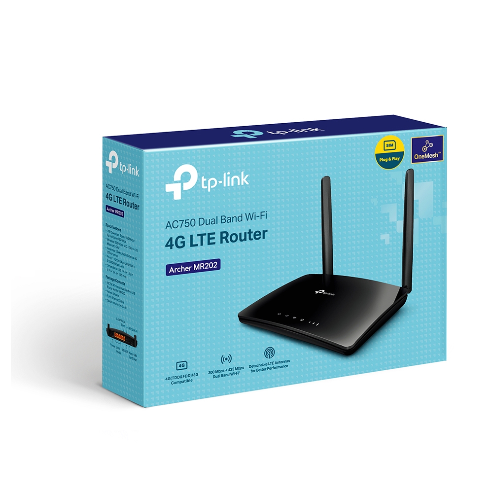 TP-LINK ARCHER MR202 | AC750 WIRELESS DUAL-BAND 4G LTE ROUTER - Image 5