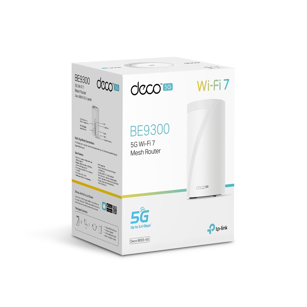 TP-LINK DECO BE65-5G | 5G BE11000 TRI-BAND WHOLE-HOME MESH WI-FI 7 SYSTEM - Image 3